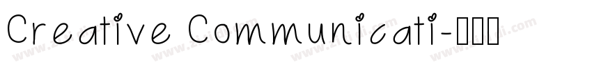 Creative Communicati字体转换